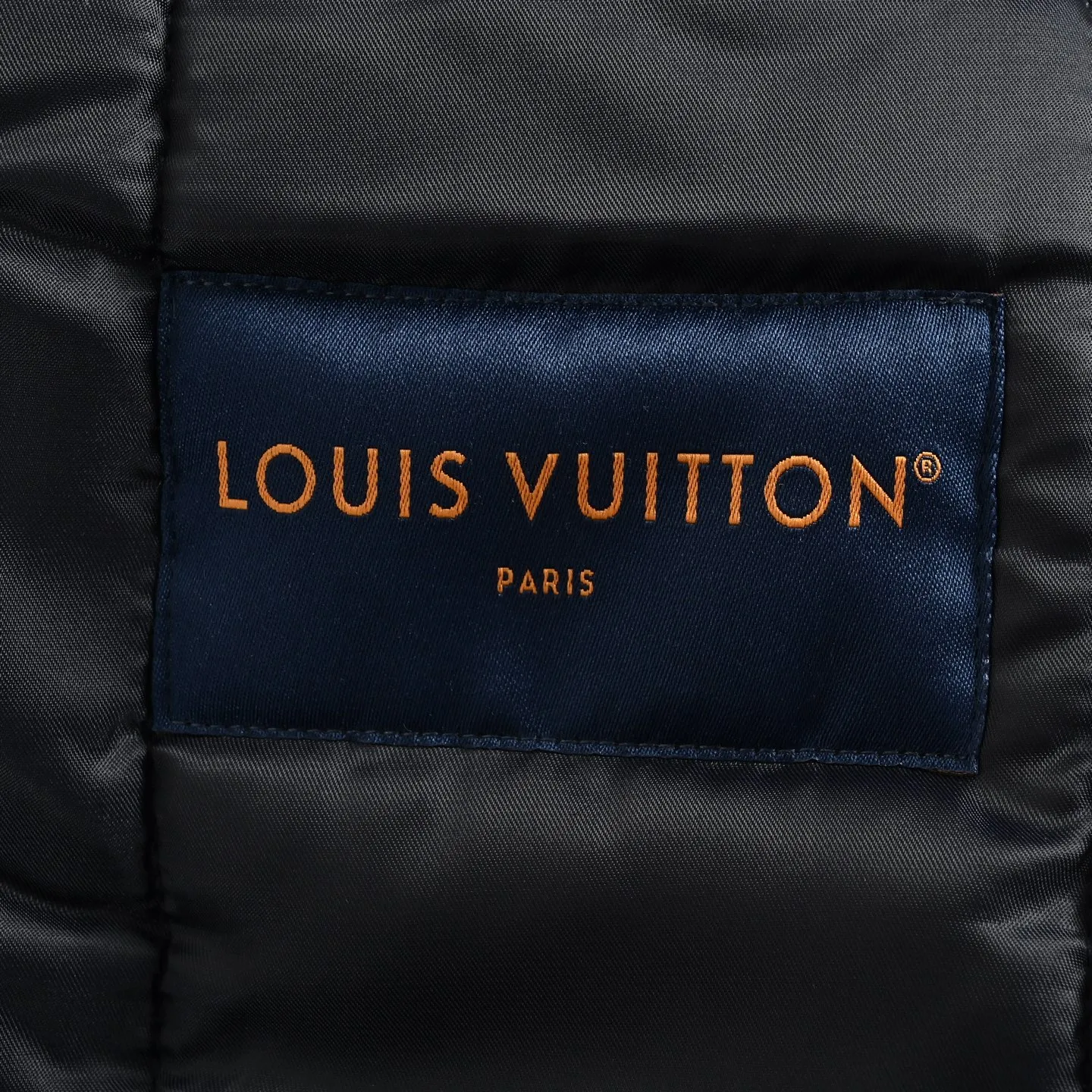Louis Vuitton/Louis Vuitton rhinestone embroidered quilted baseball jersey